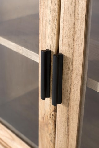 Buffet 4 portes en bois - 120 x 100 x 40 cm