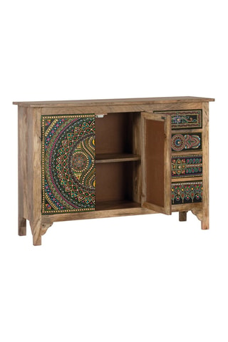 Buffet 2 portes en manguier - 73 x 107 x 33 cm