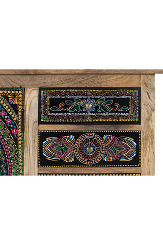 Buffet 2 portes en manguier - 73 x 107 x 33 cm