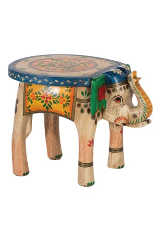 Tabouret en manguier - 48 x 35 x 35 cm
