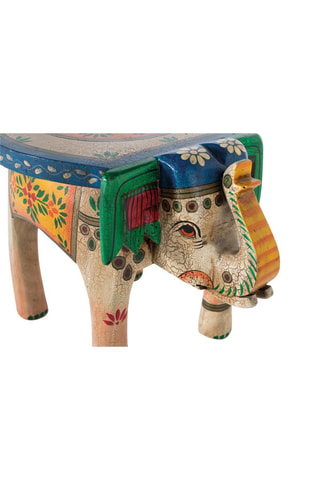 Tabouret en manguier - 48 x 35 x 35 cm