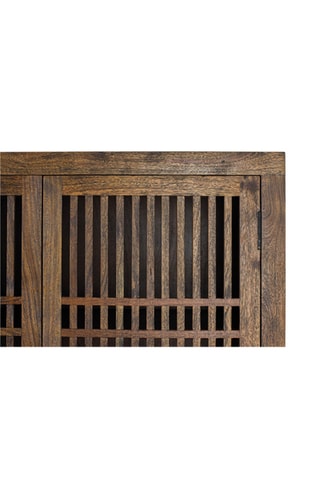 Armoire 2 portes en acacia - 100 x 160 x 45 cm