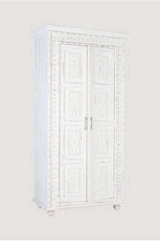 Armoire 2 portes en manguier - 100 x 200 x 50 cm
