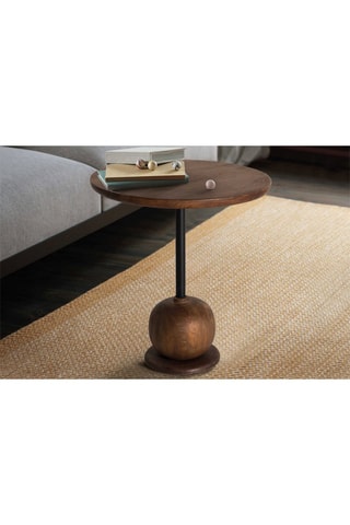 Table d'appoint en manguier - 45 x 50 x 45 cm