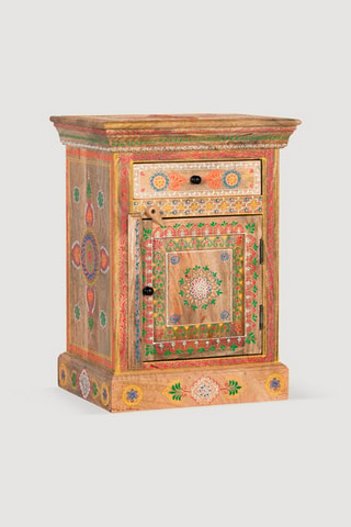 Table de chevet en manguier - 60 x 45 x 34 cm