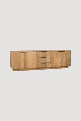 Buffet 4 portes en manguier - 180 x 55 x 40 cm