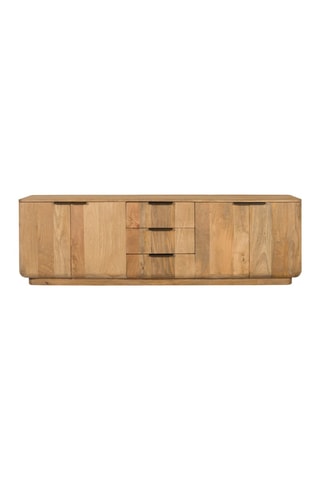 Buffet 4 portes en manguier - 180 x 55 x 40 cm