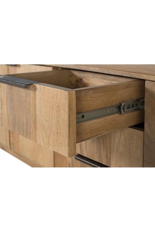 Buffet 4 portes en manguier - 180 x 55 x 40 cm
