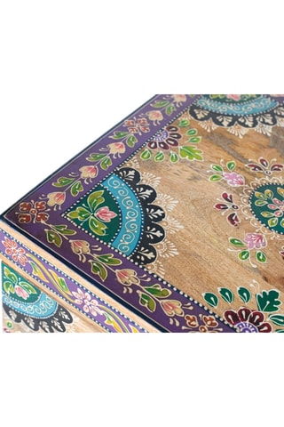 Coffre en bois de manguier - 81 x 40 x 46 cm
