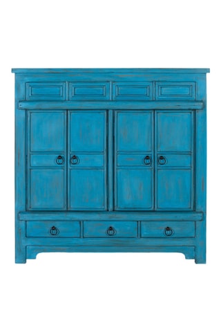 Buffet 4 portes en manguier - 110 x 110 x 400 cm