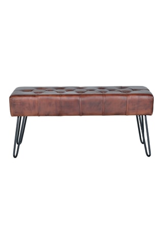 Banquette - Marron - En cuir