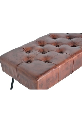 Banquette - Marron - En cuir