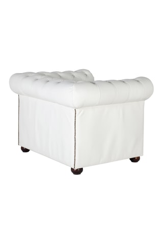 Fauteuil - Blanc - En cuir