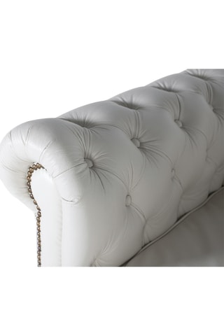 Fauteuil - Blanc - En cuir
