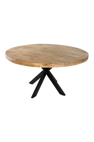 Table à manger en manguier - 120 x 77 x 120 cm