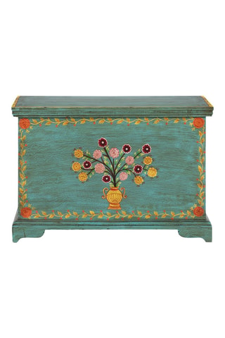 Coffre de rangement en manguier - 60 x 41 x 35 cm
