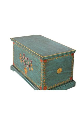 Coffre de rangement en manguier - 60 x 41 x 35 cm