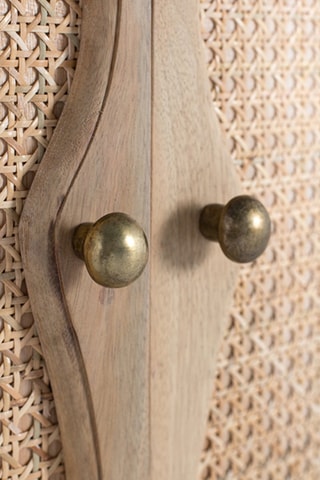 Buffet en manguier 4 portes en manguier - 200 x 77 x 40 cm