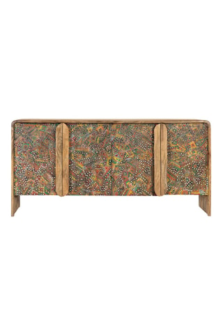 Commode 4 portes en manguier - 161 x 76 x 40 cm
