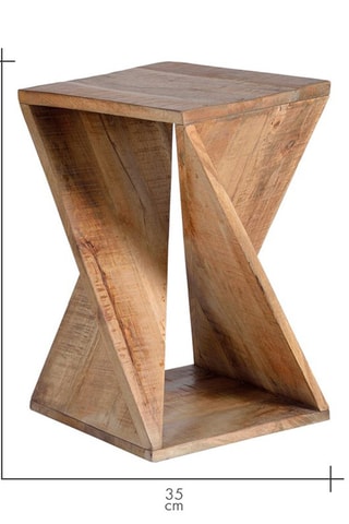 Tabouret en manguier - 35 x 57 x 35cm