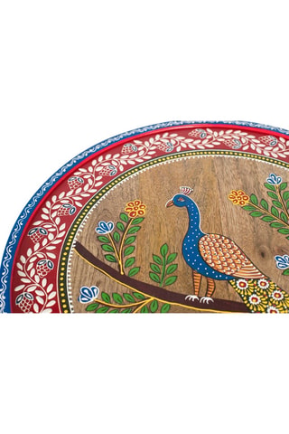 Table basse en manguier - 46 x 56 x 46 cm