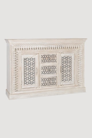 Buffet 2 portes en manguier - 150 x 100 x 40 cm