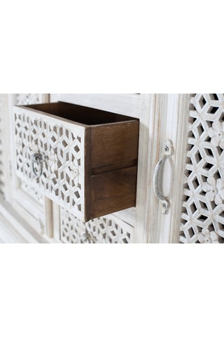 Buffet 2 portes en manguier - 150 x 100 x 40 cm