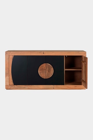 Buffet 4 portes en acacia - 160 x 76 x 40cm