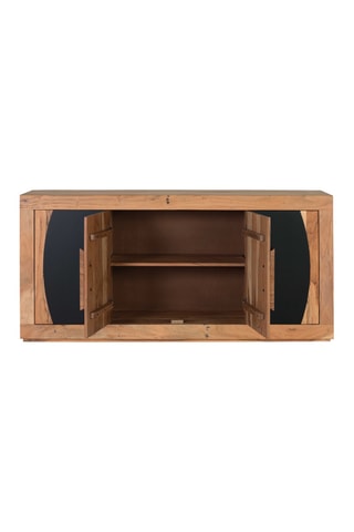Buffet 4 portes en acacia - 160 x 76 x 40cm