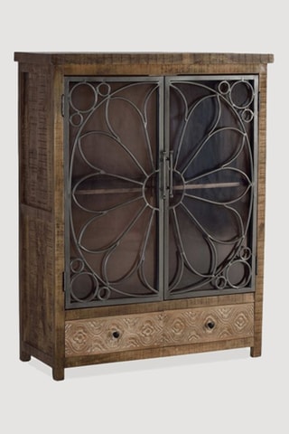 Buffet 2 portes Noir et marron