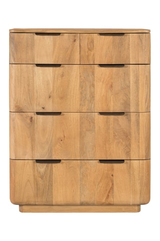 Commode en bois 5 tiroirs - 85 x 110 x 45 cm