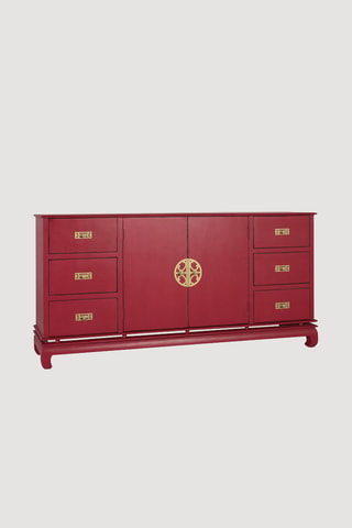 Buffet 2 portes en manguier - 180 x 90 x 40 cm
