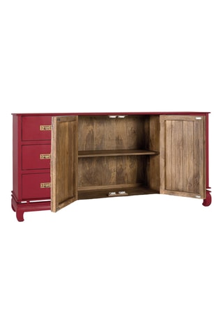 Buffet 2 portes en manguier - 180 x 90 x 40 cm