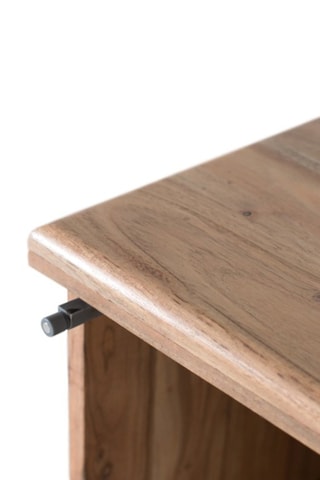 Table de chevet 1 tiroir en acacia - 50 x 40 x 52 cm