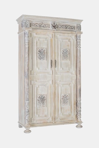 Armoire 2 portes en manguier - 120 x 203 x 50 cm