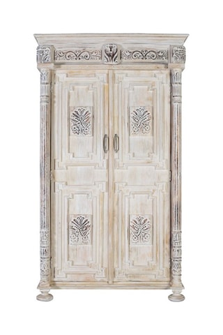 Armoire 2 portes en manguier - 120 x 203 x 50 cm