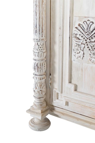 Armoire 2 portes en manguier - 120 x 203 x 50 cm