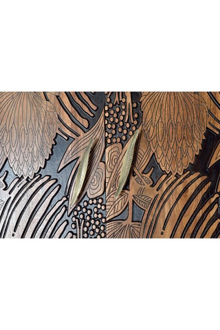 Bibliothèque 2 portes en acacia - 100 x 40 x 160 cm