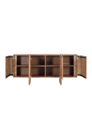 Buffet 4 portes en acacia - 170 x 79 x 40 cm