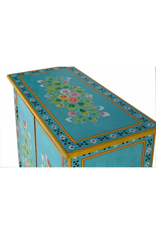 Buffet 2 portes en manguier - 65 x 77 x 33 cm
