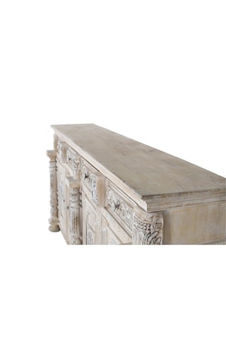 Buffet 4 portes en manguier - 225 x 100 x 45 cm