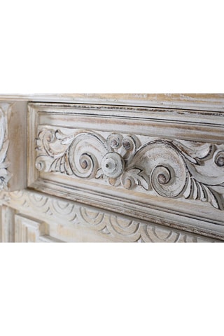 Buffet 4 portes en manguier - 225 x 100 x 45 cm
