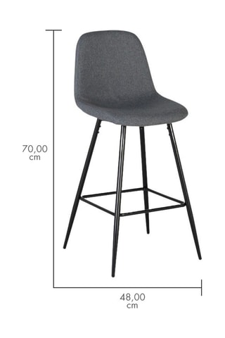 4 chaises - 57 x 88 x 45cm
