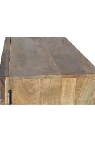 Buffet 2 portes en bois - 90 x 90 x 50 cm