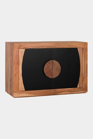 Buffet 2 portes en acacia - 110 x 75 x 40 cm
