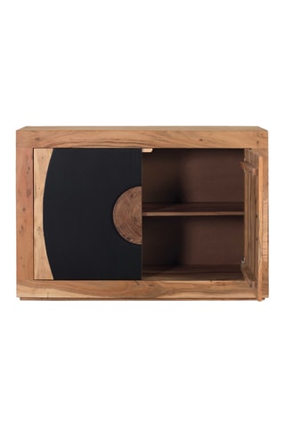 Buffet 2 portes en acacia - 110 x 75 x 40 cm
