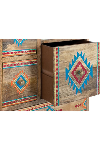Table de chevet en manguier - 65 x 43 x 29 cm