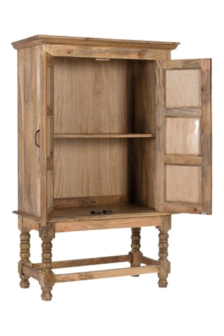 Armoire 2 portes en manguier - 82 x 134 x 40 cm