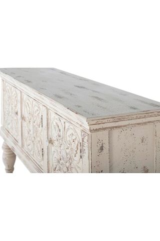 Console 3 portes en manguier - 103 x 148 x 148 cm