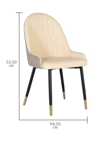 4 chaises - 51 x 84 x 55cm